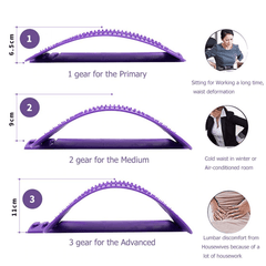 Aesthetic Back Stretch Massager Lumbar Support Spine Relief Corrector