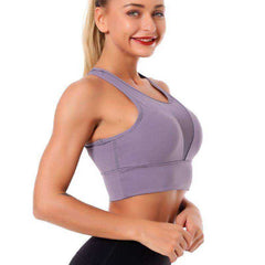 Aesthetic Breathable Mesh Sports Bra Tank Top For Women