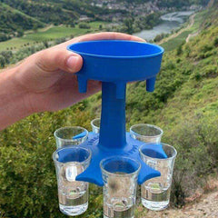 6 Shot Glass And Dispenser