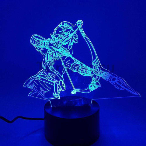 Image of 3D Night Lights LED Changing Anime Link