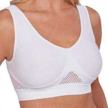 Image of Breathable Hollow Out Padded Sports Bra Top