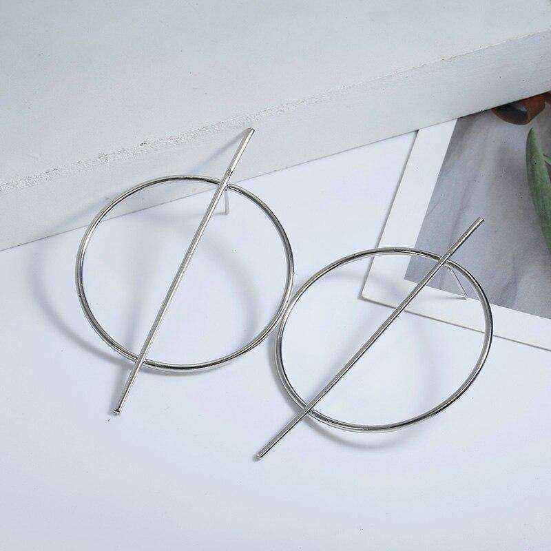 Simple Fashion Minimalist Geometric Circle Earring