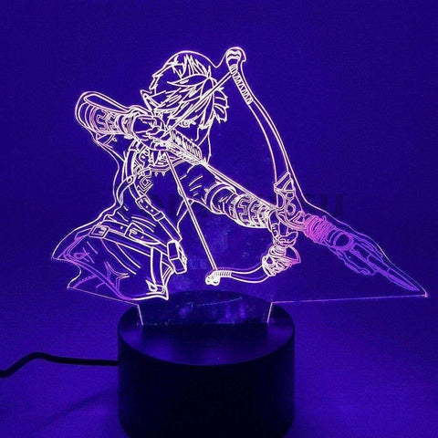 Image of 3D Night Lights LED Changing Anime Link