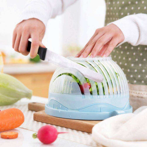 Image of Upgraded Salad Cutter Bowl Fruit Vegetable Multifunctional Cutting Tools