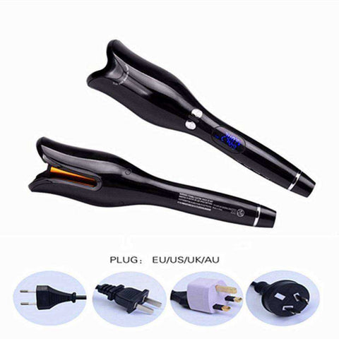 Image of Multi Function Automatic Rose Shaped LCD Curling Iron