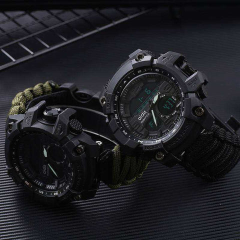 Image of LED Military Electronic Wristwatches with Compass 30M Waterproof