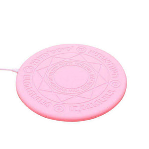 Pink Aesthetic Glowing Wireless Charger