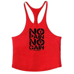 Men Anime Bodybuilding Cotton Stringer Tank Tops