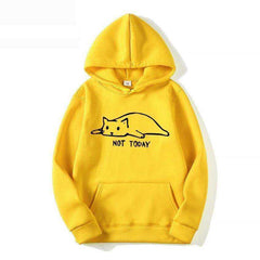 Not Today Lazy Cat Sweater Hoodies