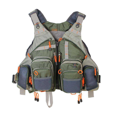 Image of Fly Fishing Vest Pack for Trout Fishing Gear and Equipment Multi-function Backpack