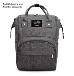 USB Design Waterproof Large Capacity Mummy Diaper Baby Care Pregnant Backpack