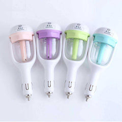 Car Humidifier Air Purifier Essential Oil Diffuser and Portable Auto Mist Maker