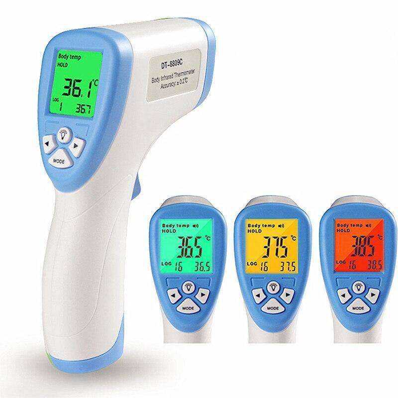 High Quality Blue Infrared No Contact Baby Temperature Electronic Thermometer