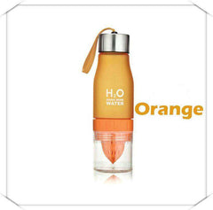 New 650ml H2O Lemon Juice Infuser Water Bottle