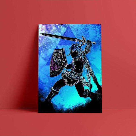 Image of Breath Of The Wild Zelda Poster Canvas Wall Art Decoration