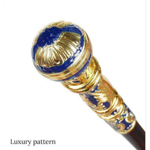 Elegant Decorative Knobs Walking Stick Cane Men