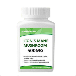 Lions Mane Mushroom Capsules Brain Health Neuron Growth & Immune System Support