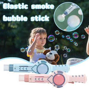 Elastic Electric Smoke  Bubble Blower Children Toys