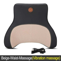 Car Massage Neck Headrest Seat Back Support Pillow