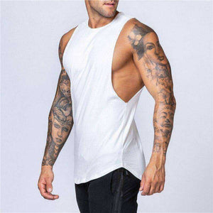 Workout Mens Tank Top Vest Muscle Sleeveless Shirt Stringer Bodybuilding Singlets