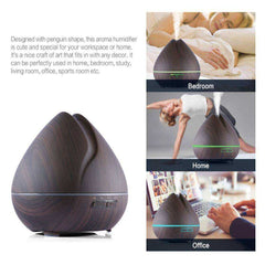 500ml Remote Control Air Aroma LED Ultrasonic Humidifier