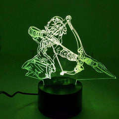 3D Night Lights LED Changing Anime Link