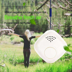 New Wearable Mini Portable Dual Air Purifiers Negative Ion Generator