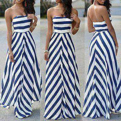 Beautiful Summer Long Sleeveless Dress