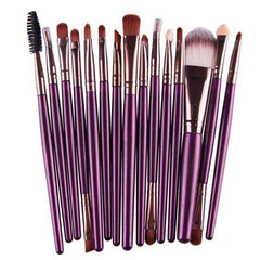 15 Pcs Adorable Cosmetic Makeup Brush Set