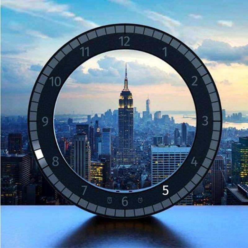 USB LED Digital Wall Clock Modern Design
