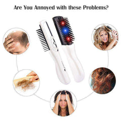 New Infrared Massage Hair Comb Laser Hair Loss Therapy