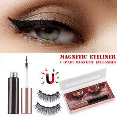 Magnetic Liquid Eyeliner 1 Pair Magnetic Eyelashes Makeup Tool Kit