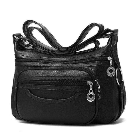 Image of Crossbody Soft Leather Shoulder Bag