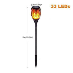 Outdoor Waterproof  Flame Garden Courtyard Balcony LED Solar Lights