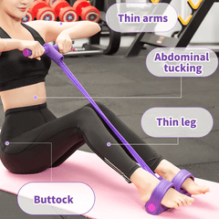 Pedal Ankle Pull Rope Abdominal Exerciser Home Gym Equipment