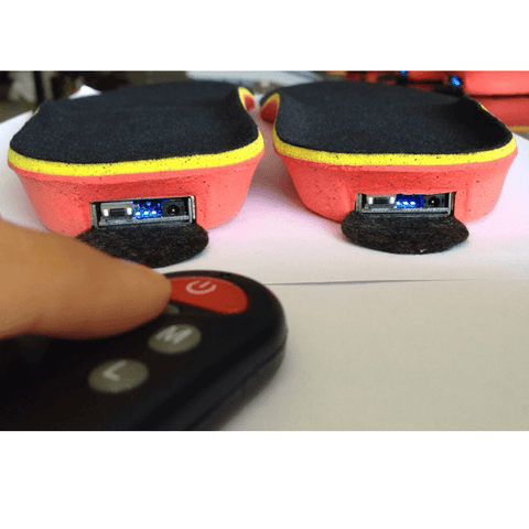 Image of Women Men Winter Thermal Thick Insoles Electric Foot Warmer