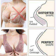 Aesthetic Extra Elastic Breathable Front Closure Lingerie Lace Bra