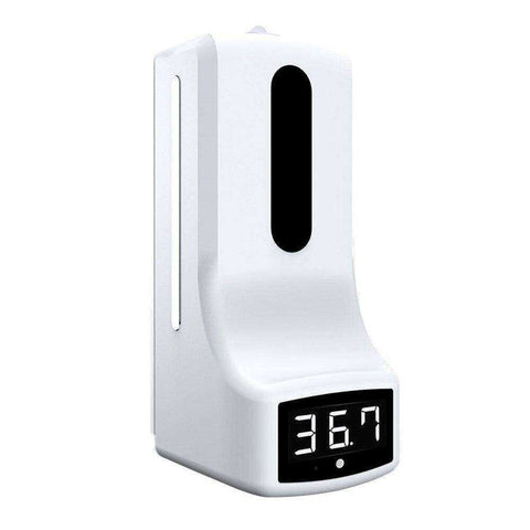 Image of New Wall Mounted Touchless No Contact K9 Infrared Lcd Temperature Thermometer Sanitizer Sensor Machine With Automatic Liquid Soap Dispenser