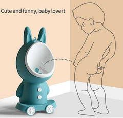 JMSC Rabbit Baby Potty Toilet Stand Vertical Urinal Boy Pee Bathroom