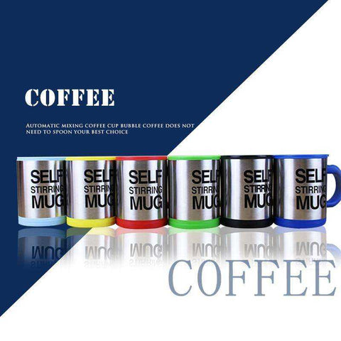 Image of 400ml Automatic Self Stirring Mug Stainless Steel Thermal Double Insulated Smart Cup