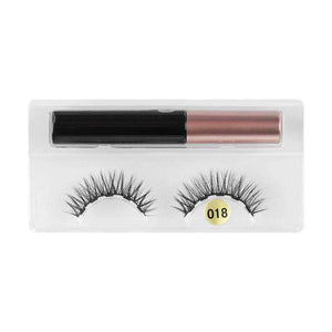 Magnetic Liquid Eyeliner 1 Pair Magnetic Eyelashes Makeup Tool Kit