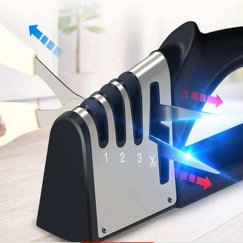 4 in1 Kitchen Knives Sharpener Grinder Diamond Ceramic Tools