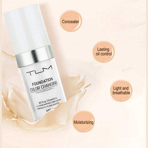 Image of Color Changing Liquid Matte Foundation Oil-control Concealer Cream