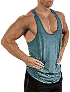 Men's Plus Size Gym Clothing Muscle Sleeveless Tank Tops Shirt