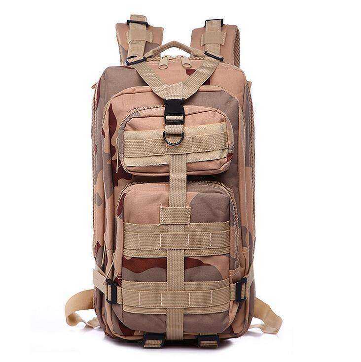 25L 3P Military Army Outdoor Camping Tactical Hiking Climbing Sports Molle Backpack