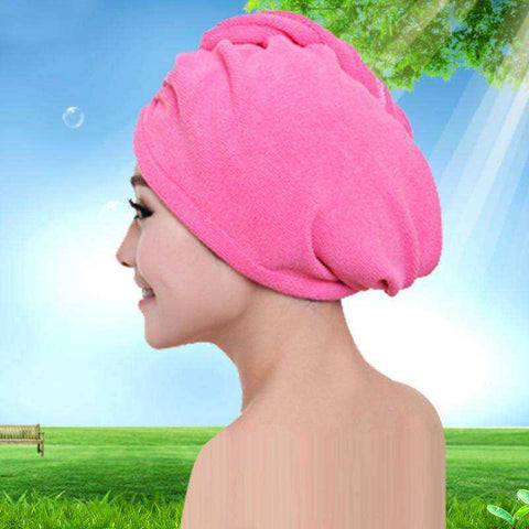 Image of Quick Drying Microfiber Bath Towel Women Hair Drying Wrap