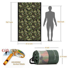 Outdoor Thermal Waterproof Mylar Emergency Blanket Sleeping Bag