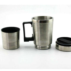 300ml 24v Water Heater Car Heating Cup Stainless Steel Auto Kettle Travel Coffee Tea Heated Mug