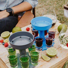 6 Shot Glass And Dispenser