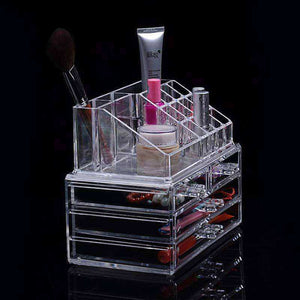 New Acrylic Transparent Makeup Organizer Storage Boxes